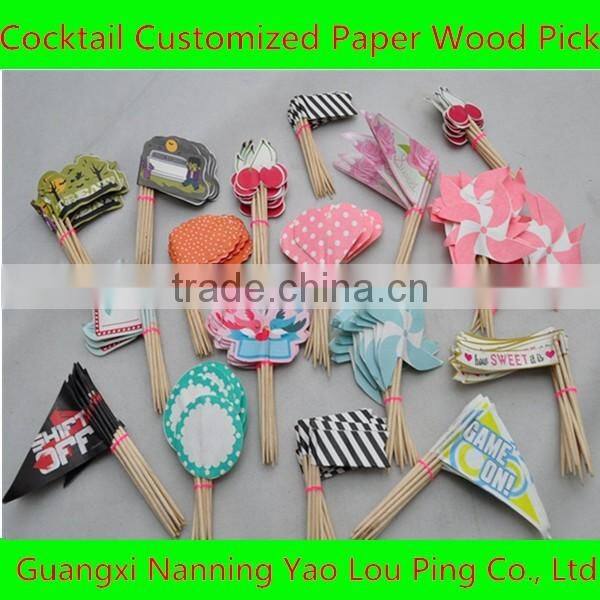 Customized Brand Flag Food Picks