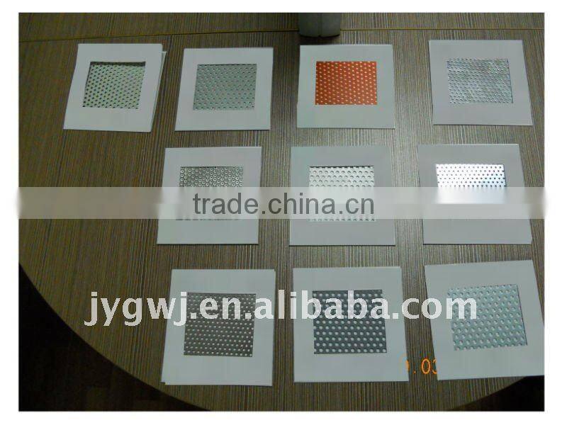 Color perforated Plate