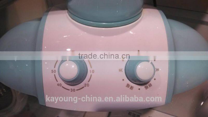 2015 new design electric heater fan with wide angle oscillation