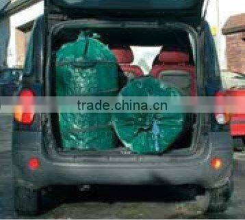 pp/pe pop up garden bag with steel ring