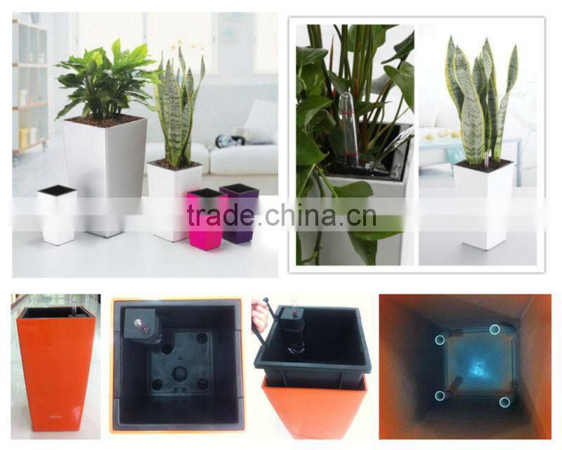 german style flower pots, german design self watering pots, garden pots for german market