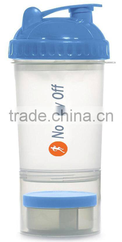 600ml protein shaker bottle For Mixing Protein Powders, Pre & Post Workout Supplements