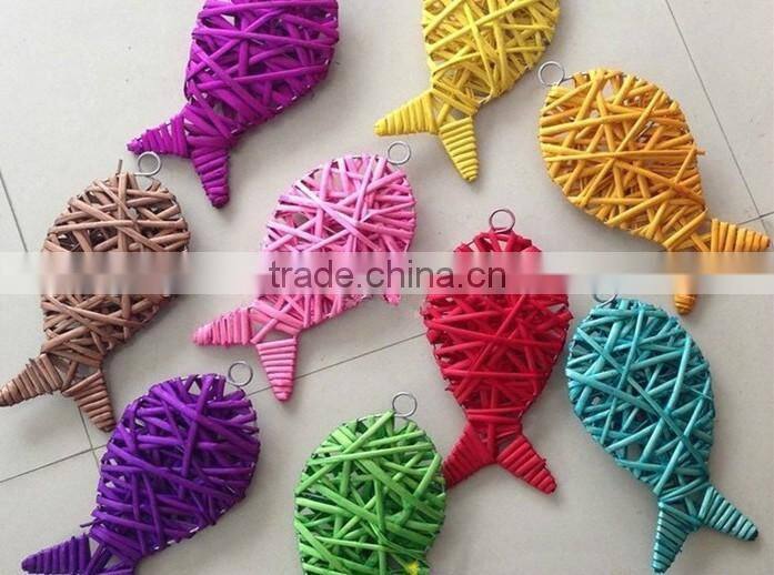 wicker hanging decoration xmas christmas hanging decoration/xmas door ornament