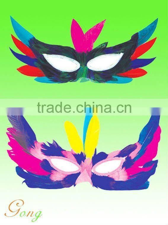 2013 Hot Sale Funny Feather Mask