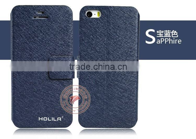 High quality wallet leather case flip PU leather phone case protective back covers for iPhone 5 5s