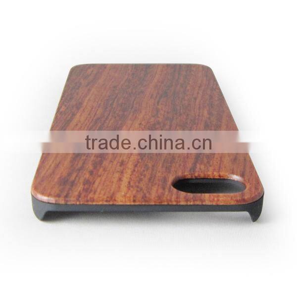 Wood mobile phone case, PC bottom protective back cover for iPhone7