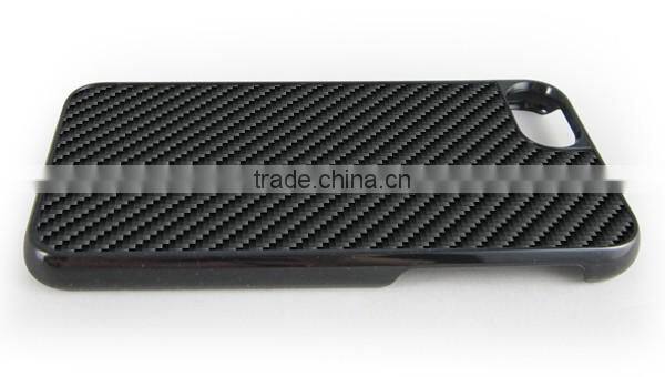 High quality real 3K twill 3D carbon fiber plate cell phone case for iPhone 7