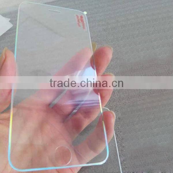 For iphone6 / plus colorful glass filmTransparent tampered glass screen protectosr