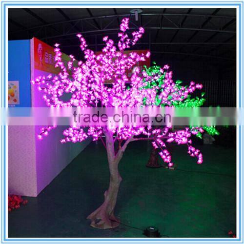 Artificial peach blossom led tree any color for you to choose