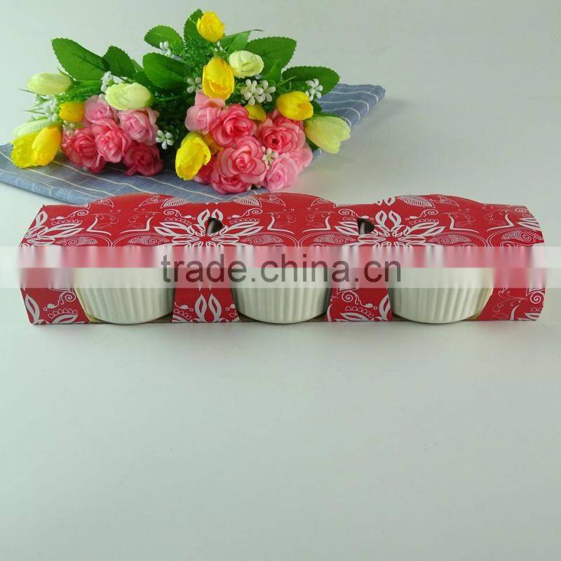 16cm regular design decal porcelain fresh bowl noodle bowl with plastic cover/lid in stock