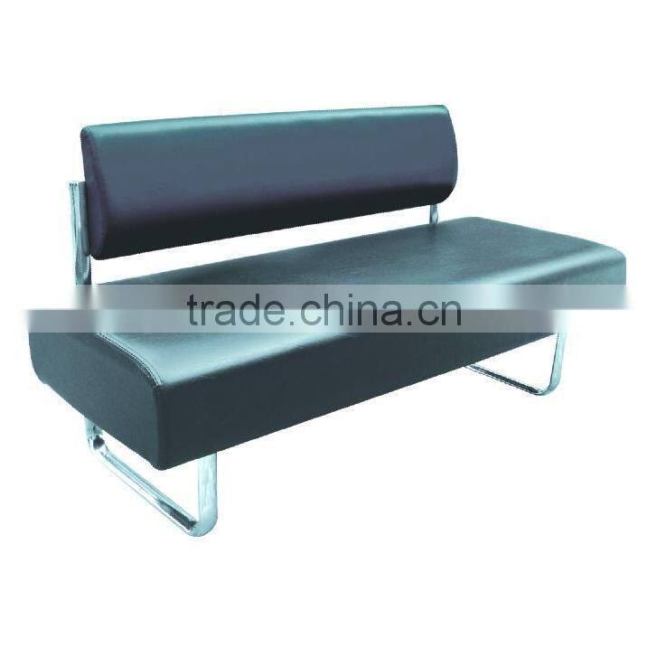 Waiting chair public bench seating hair salon furniture used F-T006