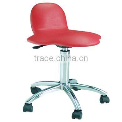 Potable movable Ottoman stool hydraulic chair with wheels used salon furniture F-2623
