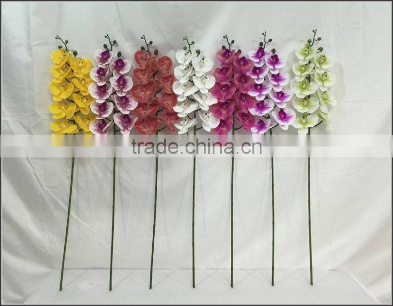 9 flower heads artificial orchid flower