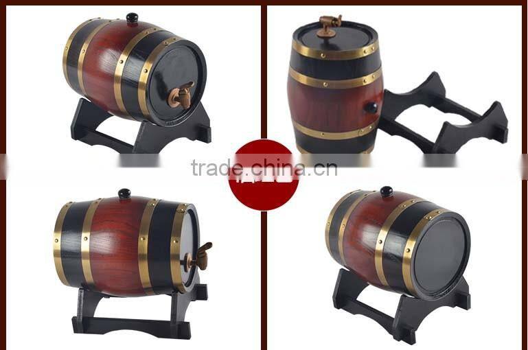 Exquisite handmade wood wine barrel