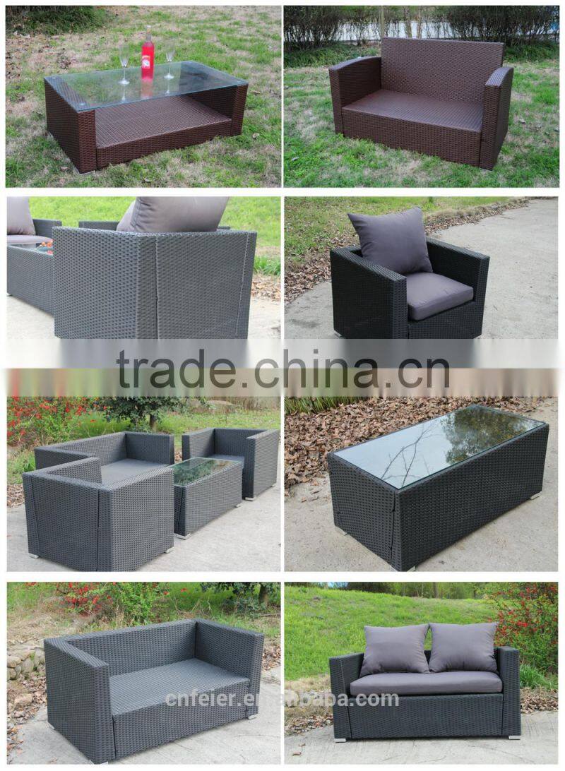 Portable rattan sofa garden furniture