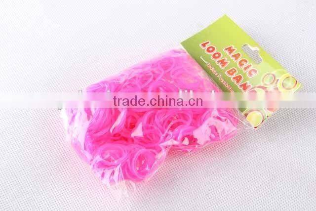 600PC Hair Band With 24 Buckles/Colorful RUBBER BAND