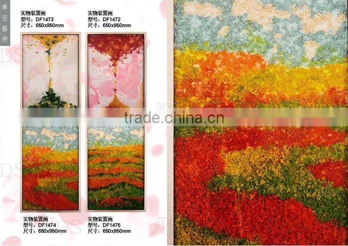 Framed Handmade saw dust shadow box wall art