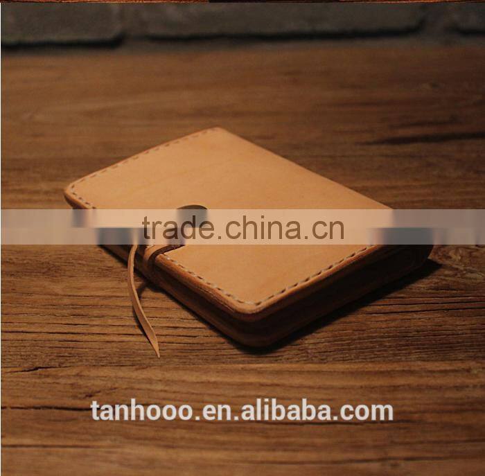 Genuine leather passport holder wallet slim travel wallet passport holder in embossed logo