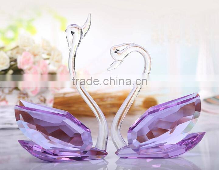 brilliance and shine crystal swan wedding favors