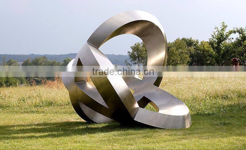 large outdoor garden sculptures metal craft stainless steel modern sculpture