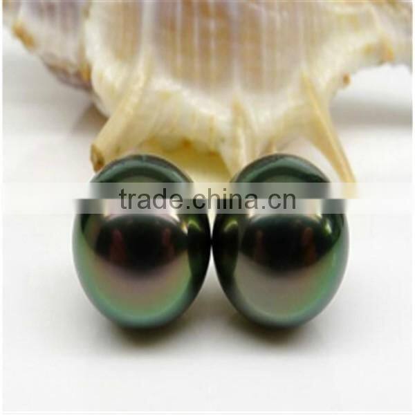 wholesale AAA 10-11mm black tahitian loose pearls
