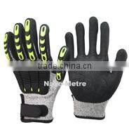 NMSAFETY NEW nitrile glove high impact resistant tpr glove
