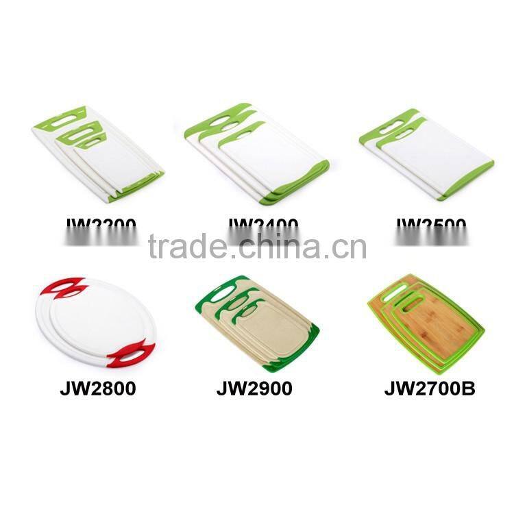 2016 hot sell plastic chopping block cutting board set chopping board online shipping