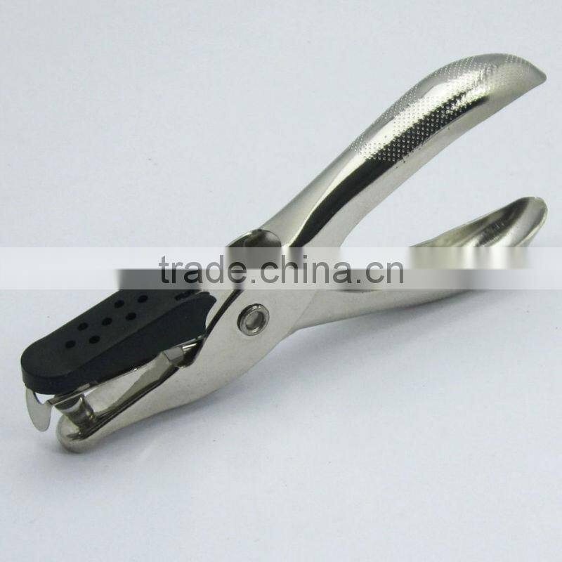 Quality portable all metal handheld single hole paper punch