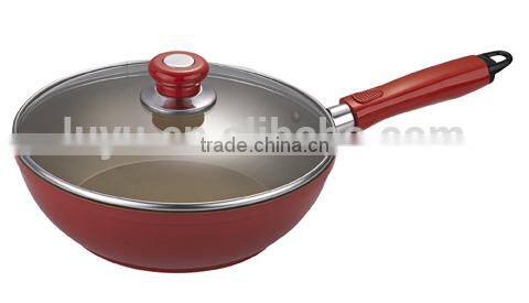 5pcs forged aluminum colorful nonstick coating kitchen utensil