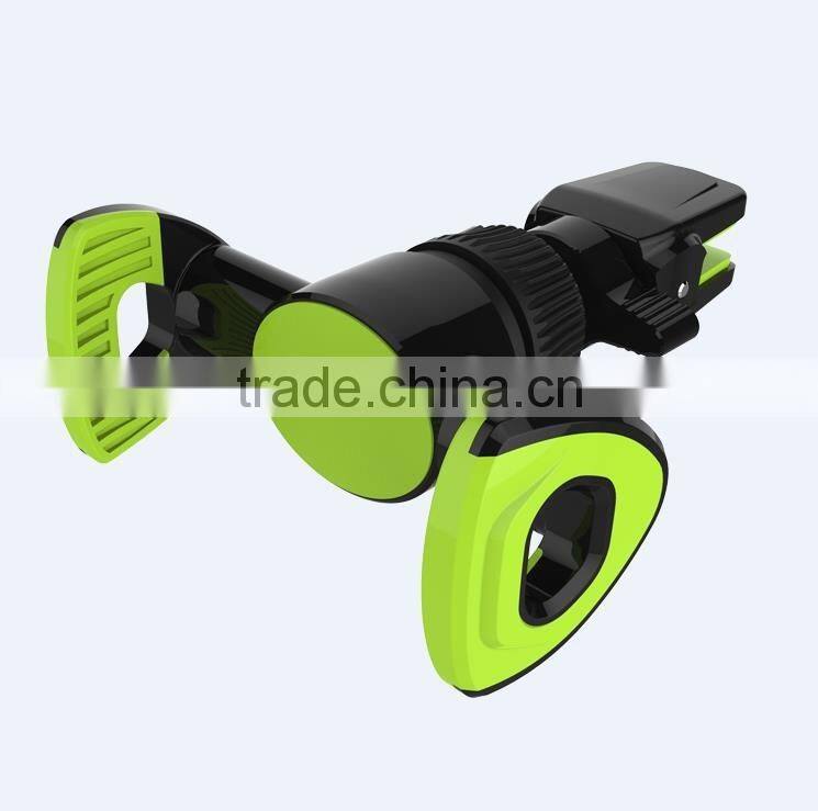 2016 new trendy products hot selling 360 Degree Rotating air vent car holder for cellphone