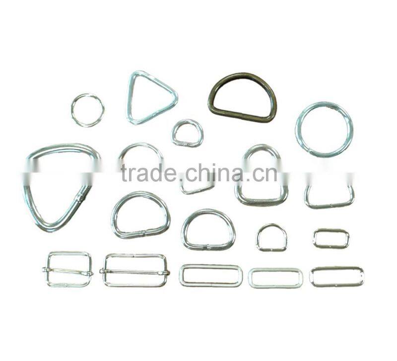 Nickel Plate 1 inch Fashion High Quality Metal Suspender Clip with plastic teeth inside for garment