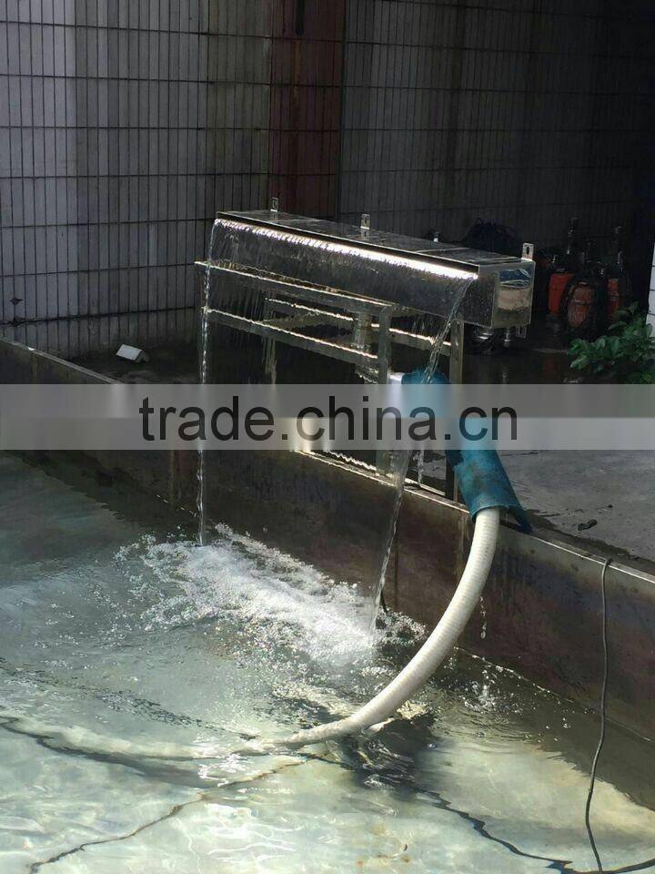 decorative indoor or outdoor artificial stainless steel Water feature wall fountain