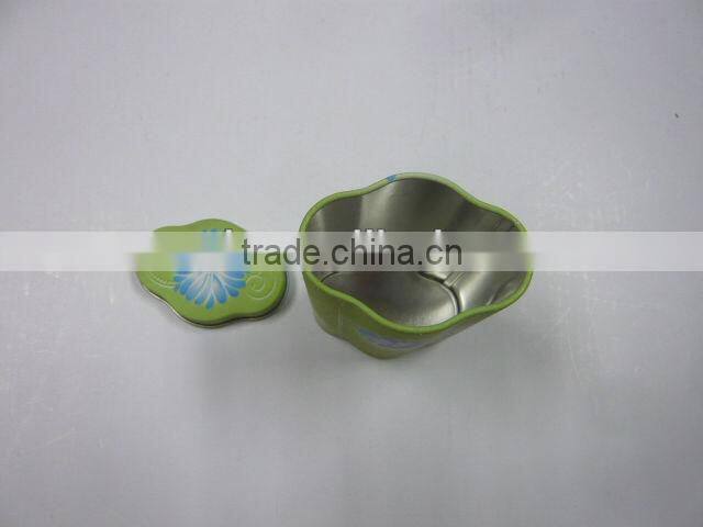 Flower Shaped Mint Tin Box, Mint Case