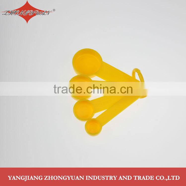 ZY-L1001A 4 pc new design plastic measuring spoon set