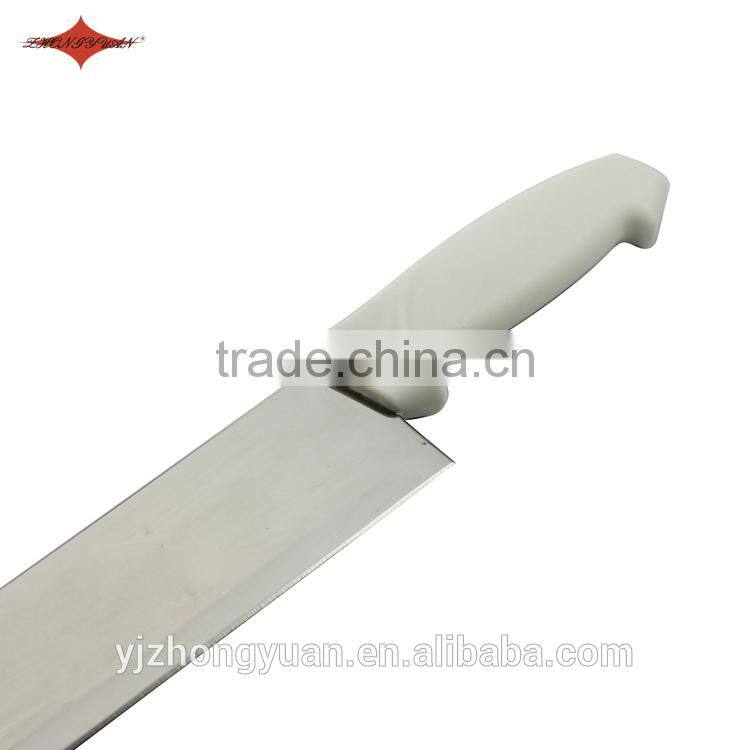 ZY-B10512 10 inch stainless steel chef kitchen knife with comfortable PP handle