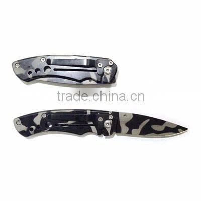 Multi-function best hunting jungle knife with camouflage coating
