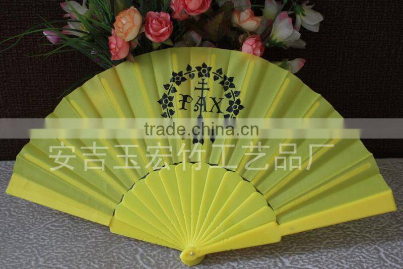 Decorative customized plastic fan for gift