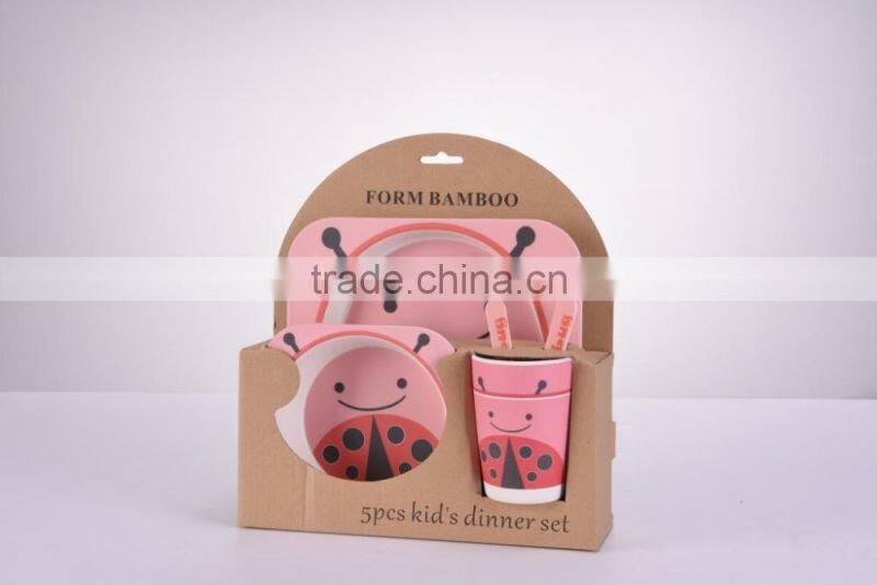 Tableware Sets Bamboo Fiber Eco Friendly Dinnerware Sets For Kids/Baby