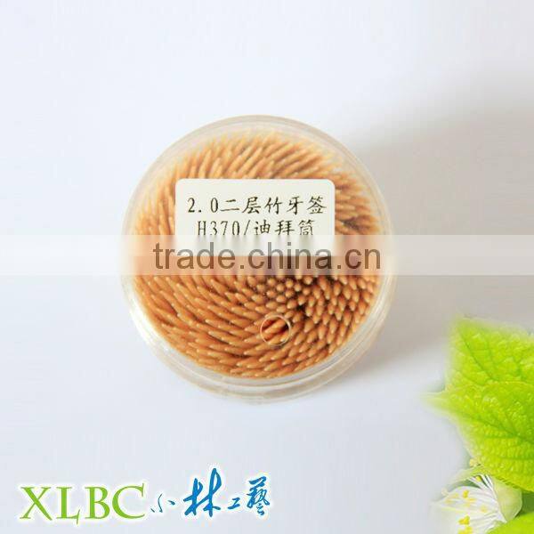 Nature 65*1.8mm Dubai jar bamboo toothpicks