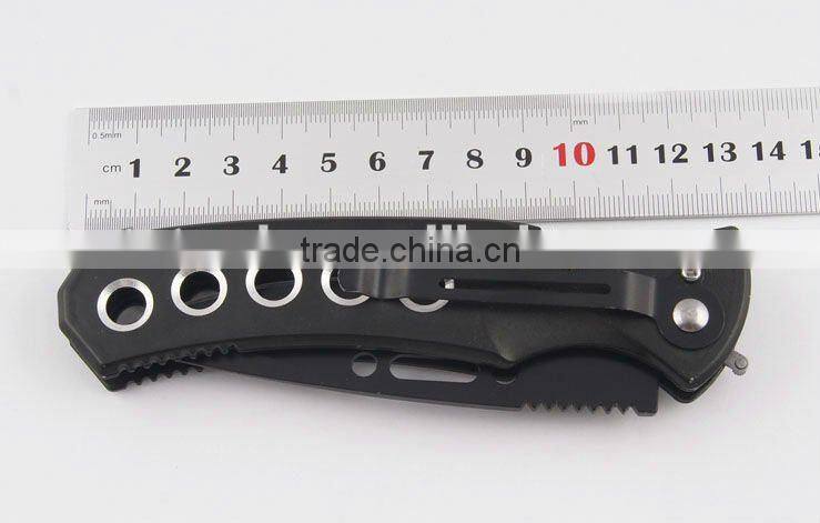 New design Multi functional stainless steel folding pocket strider knife PHM8002