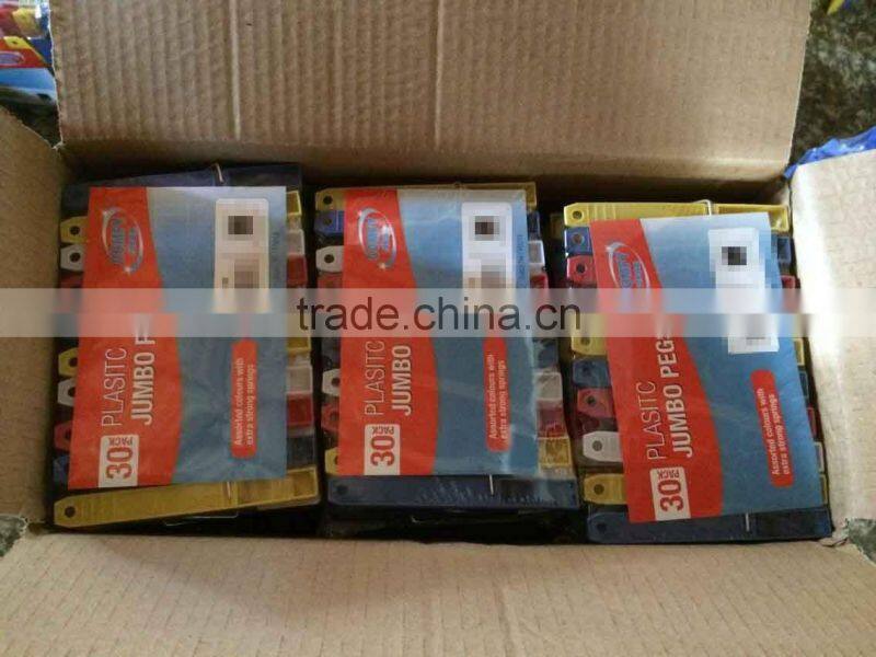 2014 new designed multicolored plastic cloth jumbo pegs,Direct factory/Manufactory supply/industrial