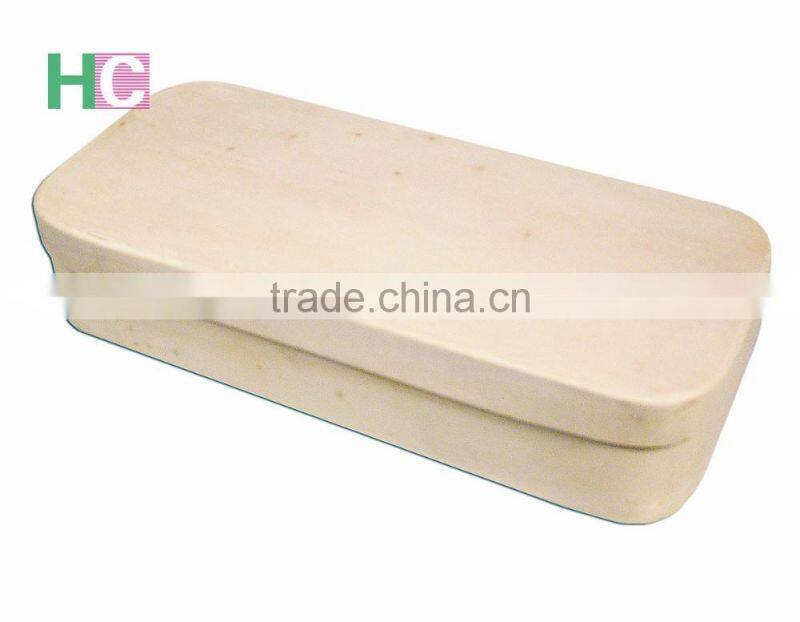 lightweight logo engraved wood candle boxes