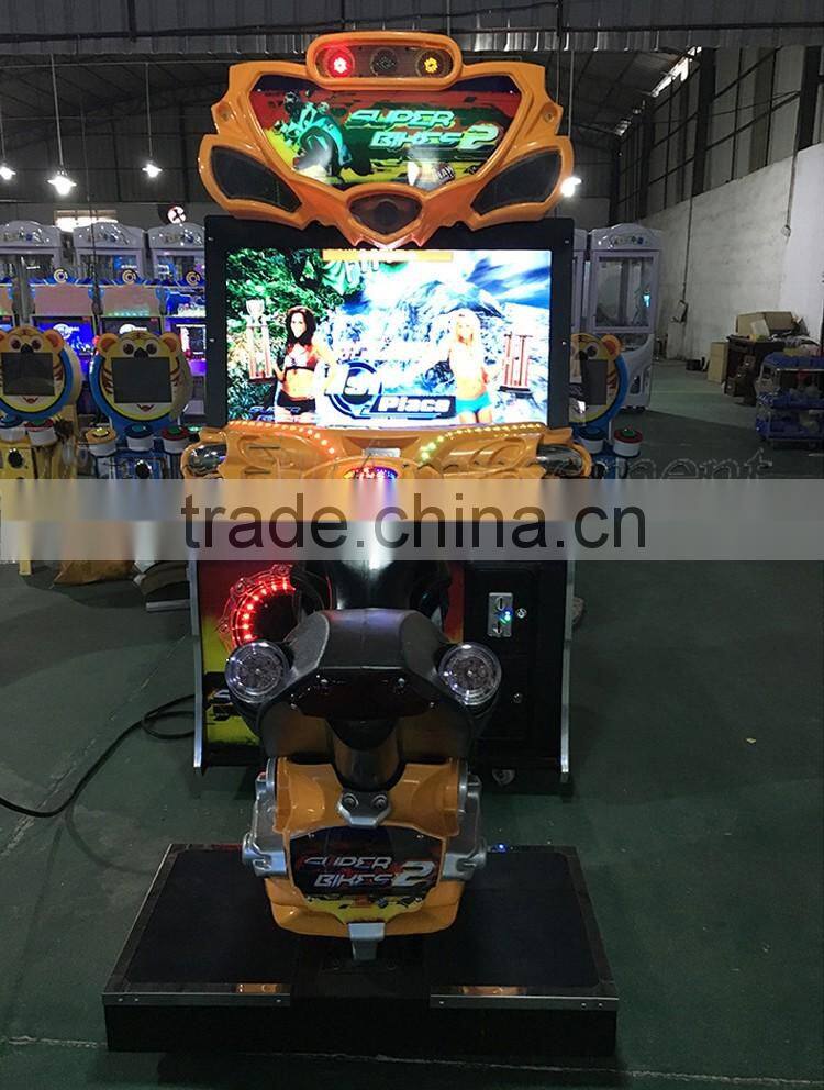 Amusement Ride Super Power FF Motor Simulator Racing Car Game Machine