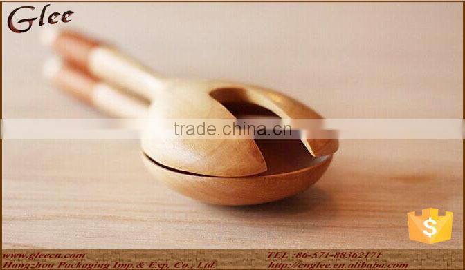 Creative Natural Wooden Salad Spoon And Fork Set For Sales