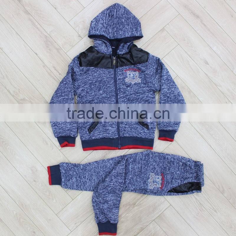 Kids jersey football melange yarn insert PU sportswear