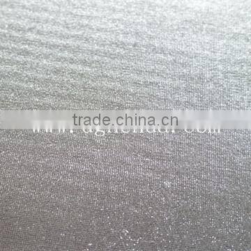 grey knitting fabric laminate grid polar fleece fabric for garment