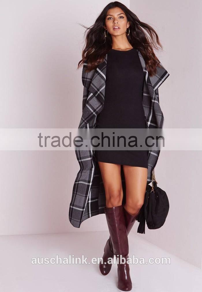 ladies fancy printed longline waterfall winter coats