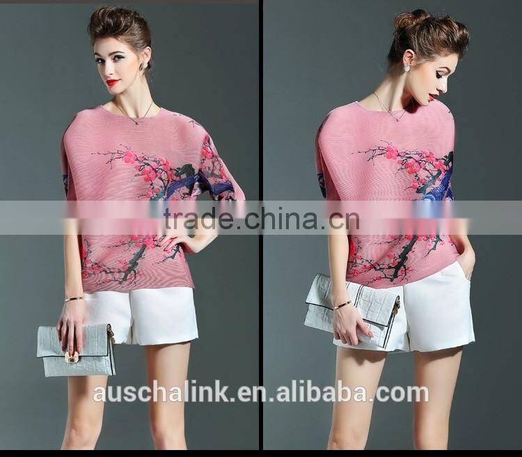 hot sell summer women new design fashion tops made in china