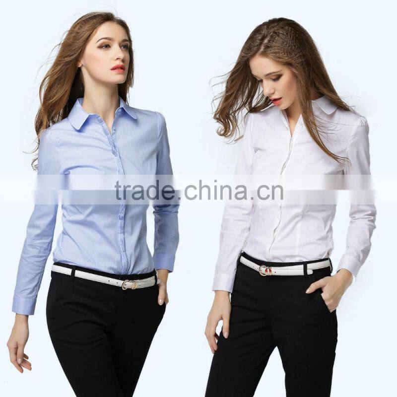 latest longline slim fit shirt designs for women 2016