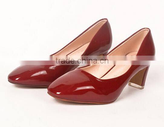 GZY Classics PU Heel Ladies Working Dress Women Shoes 1 Pair